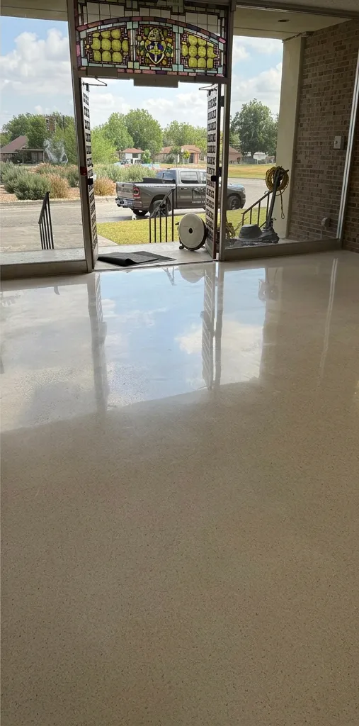 After: Terrazzo Flooring Restoration