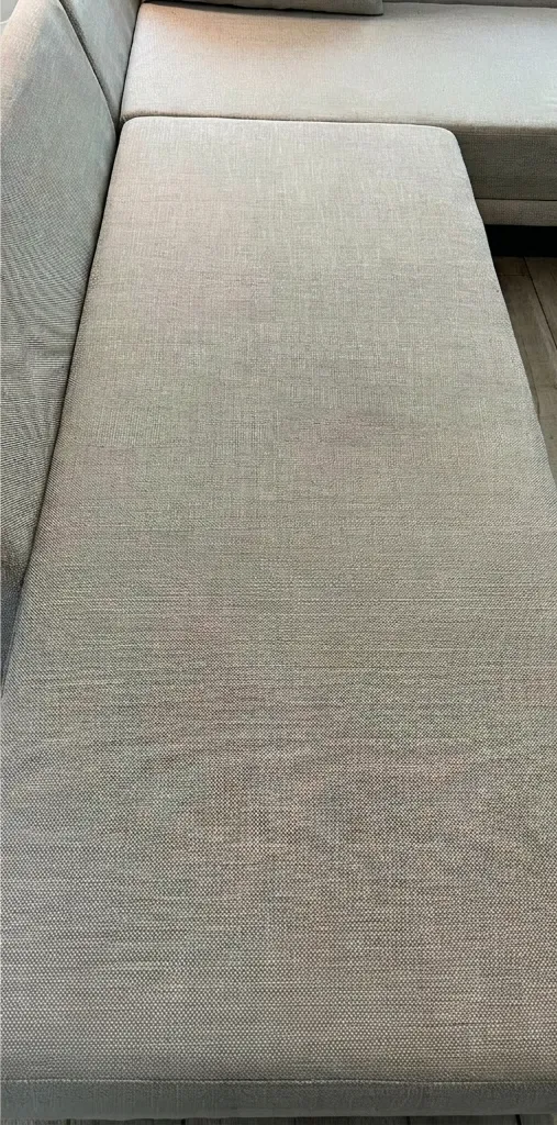 After: Sectional Sofa Deep Clean