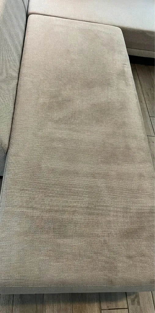 Before: Sectional Sofa Deep Clean